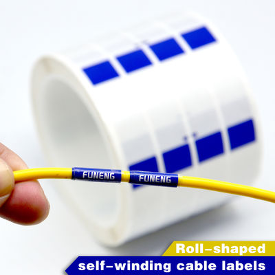 Custom A4 Cable Labels for Network and Industrial Use